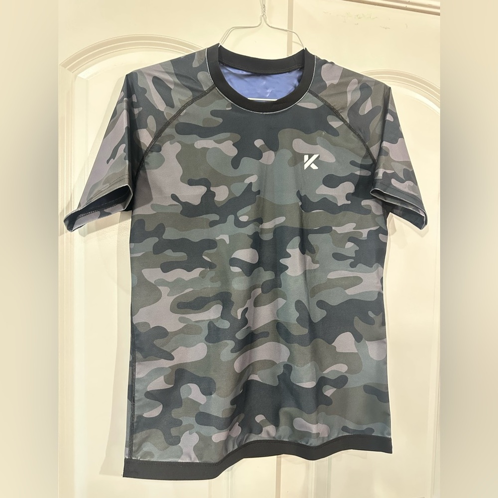 Kewlioo Men Sauna Shirt Heat Trapping Sweat Compression Gym Shapewear NWOT